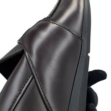 将图像加载到图库查看器中,PRADA Brushed Leather Square Toe Loafers Brown2DE075 Leather Size 5