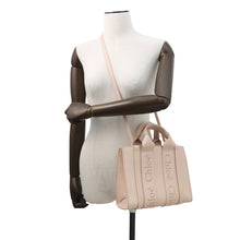 Load image into Gallery viewer, Chloe Woody Small 2-Way Bag PinkCHC23US397I606J5 Leather Size Small