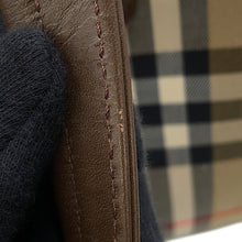Load image into Gallery viewer, BURBERRY Burberry Nova Check Travel Bag Beige/Brown Canvas Leather