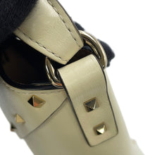 将图像加载到图库查看器中,RED VALENTINO Padlock Studded Whispy Bucket Shoulder Bag White5W2B0Q00PIY Leather