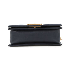 Load image into Gallery viewer, CHANEL Boy Chanel ChainShoulder Bag NavyA67085 Caviar Leather Size 20