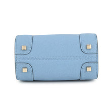 将图像加载到图库查看器中,Valextra Valextra Babila Micro Shirt BlueV5L30 Leather