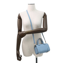 将图像加载到图库查看器中,Valextra Valextra Babila Micro Shirt BlueV5L30 Leather