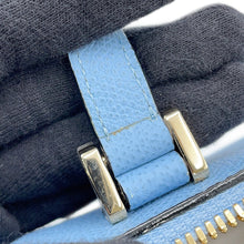 Load image into Gallery viewer, Valextra Valextra Babila Micro Shirt BlueV5L30 Leather