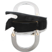 将图像加载到图库查看器中,Dior MY ABCDIOR Lady Dior Cannage MetalicGrayM05380WEC Lambskin Size Small