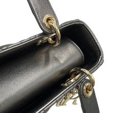 将图像加载到图库查看器中,Dior MY ABCDIOR Lady Dior Cannage MetalicGrayM05380WEC Lambskin Size Small