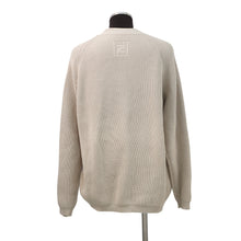 Load image into Gallery viewer, FENDI Knit cardigan Size 58 Beige/Light GrayFZC498 Cotton57% Nylon43%