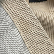 Load image into Gallery viewer, FENDI Knit cardigan Size 58 Beige/Light GrayFZC498 Cotton57% Nylon43%