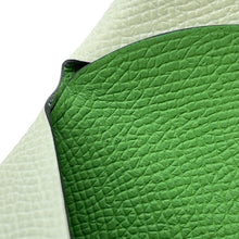 将图像加载到图库查看器中,HERMES Calvi Duo Verso Vert Fizz/Vert Yucca Epsom