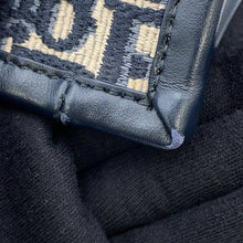 Load image into Gallery viewer, Dior Oblique Embroidery Book Tote NavyM1325CZBB Canvas Calf Leather Size Small