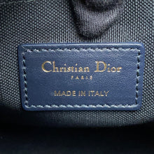 Load image into Gallery viewer, Dior Oblique Embroidery Book Tote NavyM1325CZBB Canvas Calf Leather Size Small