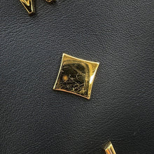 将图像加载到图库查看器中,MCM AREN logo shoulder bag BlackMWHCATA02BK001 Leather