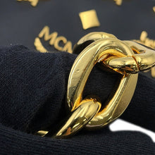 将图像加载到图库查看器中,MCM AREN logo shoulder bag BlackMWHCATA02BK001 Leather