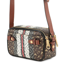 Load image into Gallery viewer, BURBERRY TBMonogram Shoulder Bag Brown/Black/White8032774 PVC Leather