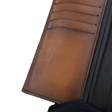 Load image into Gallery viewer, Berluti Espace Scritto Long Wallet Brown Venice Scritto Leather