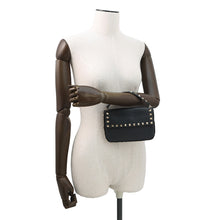 Load image into Gallery viewer, Valentino Garavani Rock Studded 2-Way Bag BlackXW2P0W07VSH Leather