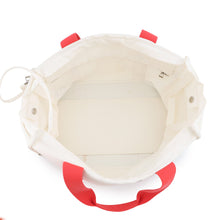 Load image into Gallery viewer, HERMES Adada Mother's Bag Bougainvillier/White/Gray Canvas