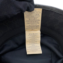 将图像加载到图库查看器中,GUCCI GG Canvas bucket hat Size Size S (22.4") Black576587 Polyester68% Cotton16% Nylon16% Leather