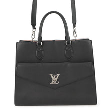 将图像加载到图库查看器中,LOUIS VUITTON Rock Me Tote NoirM56099 Leather Size MM