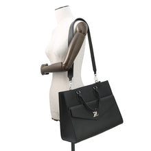将图像加载到图库查看器中,LOUIS VUITTON Rock Me Tote NoirM56099 Leather Size MM