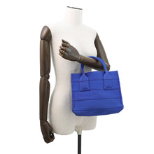 Load image into Gallery viewer, Ferragamo Logo Handbag Blue214988 Fabric