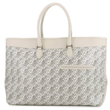 将图像加载到图库查看器中,Berluti Toile Malbeuf Tote Bag White PVC Leather Size XL