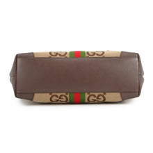将图像加载到图库查看器中,GUCCI Ophidia Jumbo GG Medium Tote Brown/Beige631685 Canvas Leather Size Medium
