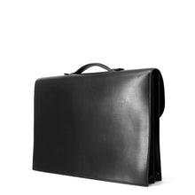 将图像加载到图库查看器中,HERMES Sac A Depeches Black Box Calf Leather Size 41
