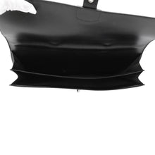 将图像加载到图库查看器中,HERMES Sac A Depeches Black Box Calf Leather Size 41