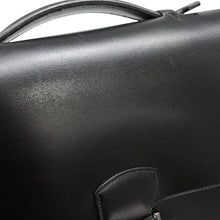 将图像加载到图库查看器中,HERMES Sac A Depeches Black Box Calf Leather Size 41