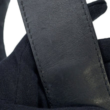 将图像加载到图库查看器中,CELINE Trapeze 2WAYBag Black Crocodile Embossed Leather Suede