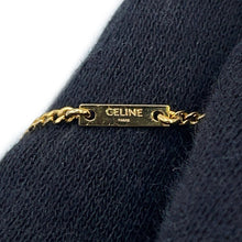 Load image into Gallery viewer, CELINE Triomphe Rhinestone Necklace Gold460GB6BZI Metal Rhinestone