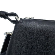 将图像加载到图库查看器中,FENDI Marc Jacobs collaboration baguette phone pouch Black/White7AS142 Leather