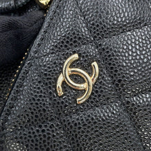将图像加载到图库查看器中,CHANEL Matelasse bucket bag BlackAS2353 Caviar Leather