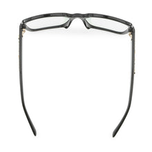 将图像加载到图库查看器中,CHANEL Square Shape Blue Light Cut Grass BlackA71520 Plastic Size 56□17 140