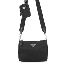 将图像加载到图库查看器中,PRADA Re-Nylon Shoulder Bag Black2VH113 Nylon Leather