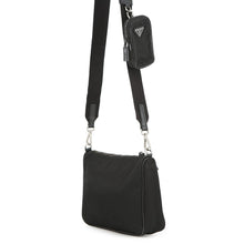 将图像加载到图库查看器中,PRADA Re-Nylon Shoulder Bag Black2VH113 Nylon Leather