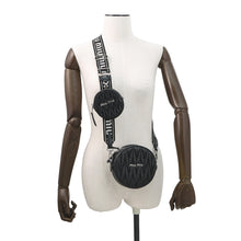 将图像加载到图库查看器中,MIUMIU Matelassé Round Shoulder Bag Black5BH191 Nappa Leather