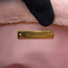 将图像加载到图库查看器中,MIUMIU Terrycloth mini bag Pink5NE841 Pile Leather