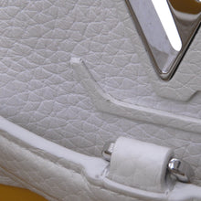 Load image into Gallery viewer, LOUIS VUITTON Capucines LVxYK White/MulticolorM21637 Taurillon Leather Painted Dot Size BB