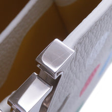 Load image into Gallery viewer, LOUIS VUITTON Capucines LVxYK White/MulticolorM21637 Taurillon Leather Painted Dot Size BB