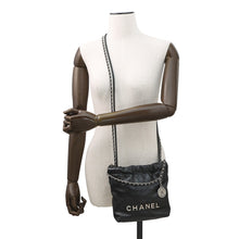 将图像加载到图库查看器中,CHANEL CHANEL22 ChainShoulder Bag BlackAS3980 Shiny Calf Leather Size Mini