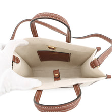 将图像加载到图库查看器中,BURBERRY Freya tote Natural/Tan80441431 Canvas Leather Size Mini