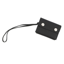 将图像加载到图库查看器中,HERMES HERMES Nap Card Case Black Swift Leather