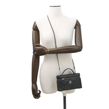 将图像加载到图库查看器中,CHANEL Matelasse Vanity 2-Way Bag BlackAP4936 Caviar Leather