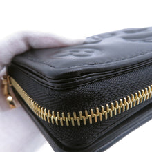 Load image into Gallery viewer, LOUIS VUITTON Portefeuille Lou NoirM81599 Lamb Leather/Monogram・Pattern
