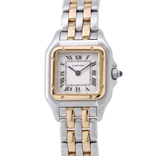 将图像加载到图库查看器中,CARTIER PANTHERE SM 2 Row W22mm × H30mm Stainless Steel K18YG Ivory DialW25029B6