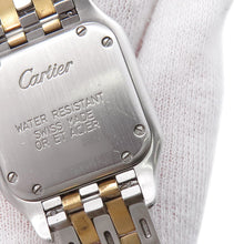 Load image into Gallery viewer, CARTIER PANTHERE SM 2 Row W22mm × H30mm Stainless Steel K18YG Ivory DialW25029B6