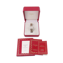 将图像加载到图库查看器中,CARTIER PANTHERE SM 2 Row W22mm × H30mm Stainless Steel K18YG Ivory DialW25029B6