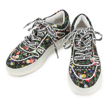 Load image into Gallery viewer, JIMMY CHOO HAWAII Flower Pattern Low-Cut Sneakers MulticolorJ00013404535 Nylon Size 35